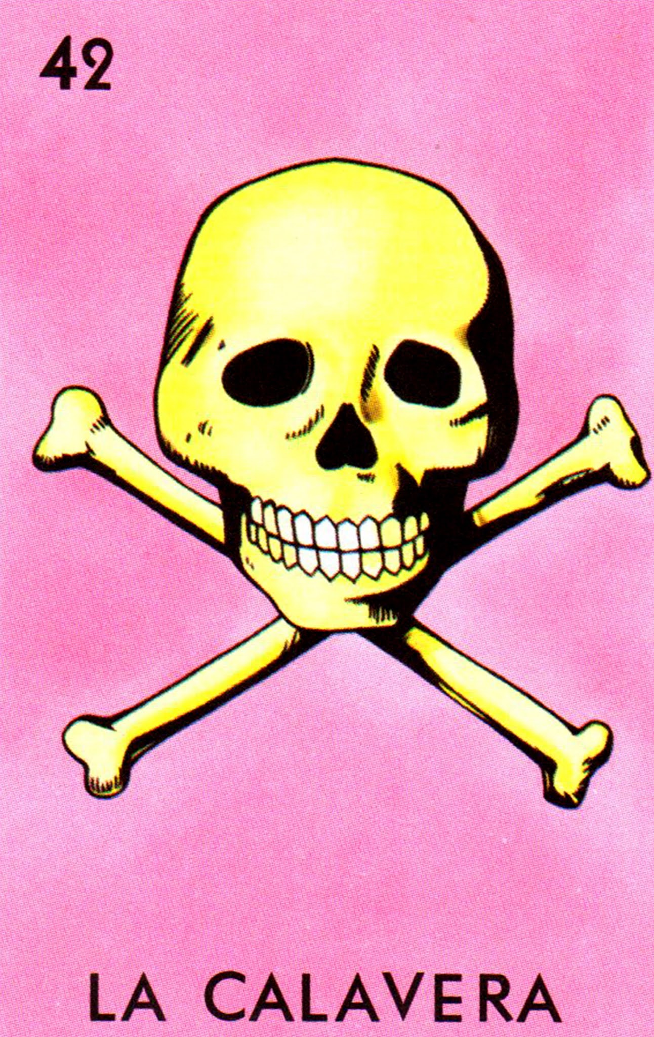 Carta La Calavera